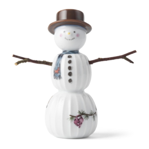 Hammershøi Christmas Snögubbe 11,5cm, Vit/Dekor