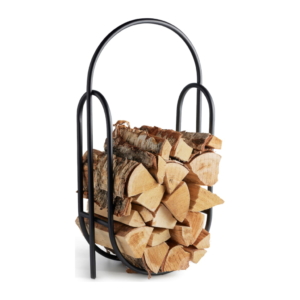 Infinity Vedförvaring, Matt Svart