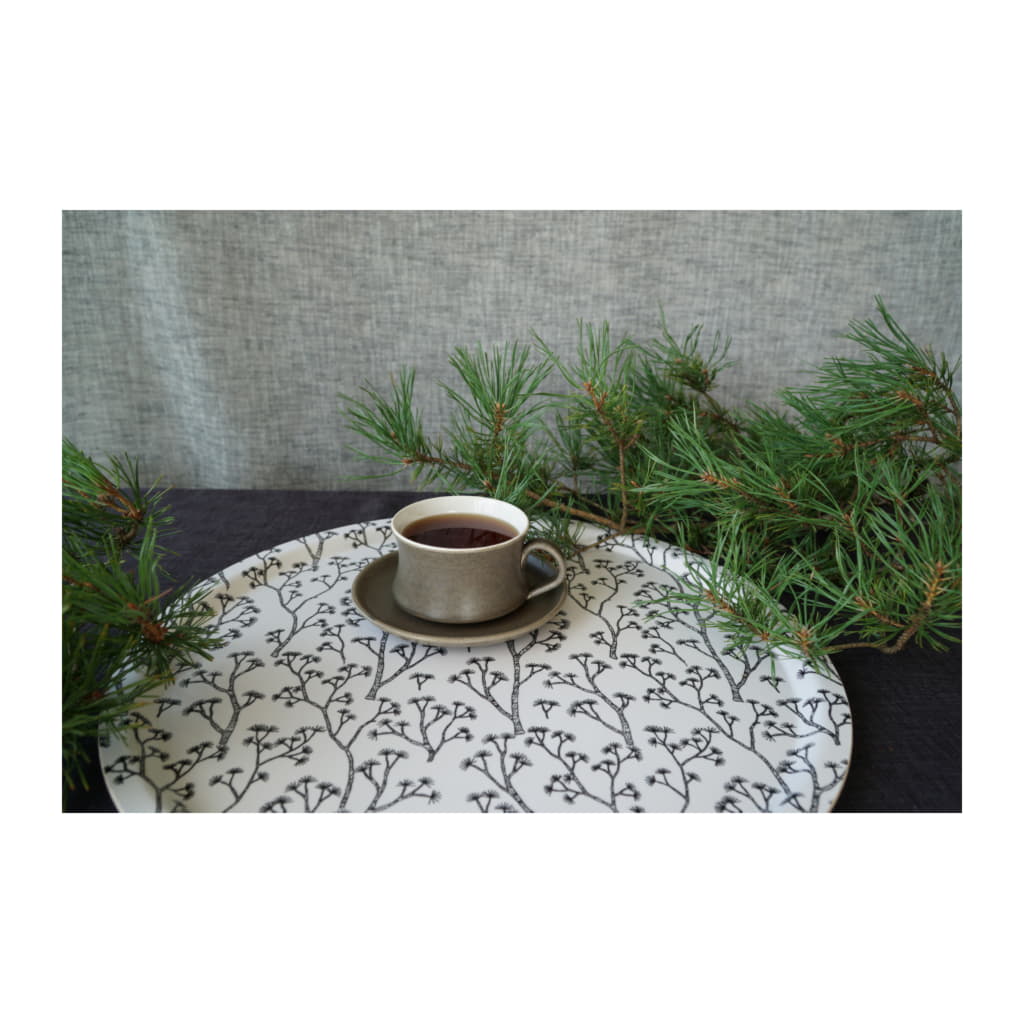 Pine Bricka Rund 46cm, Svart - Bild 2