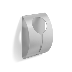 Duplo Handdukshållare, Matt Silver