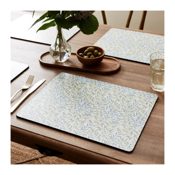 Morris &Co Bordstablett 40x30cm 4-pack, Willow Bough Blue/Green - Bild 2