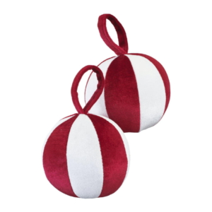 Kula Dekoration 10cm 2-pack, Röd