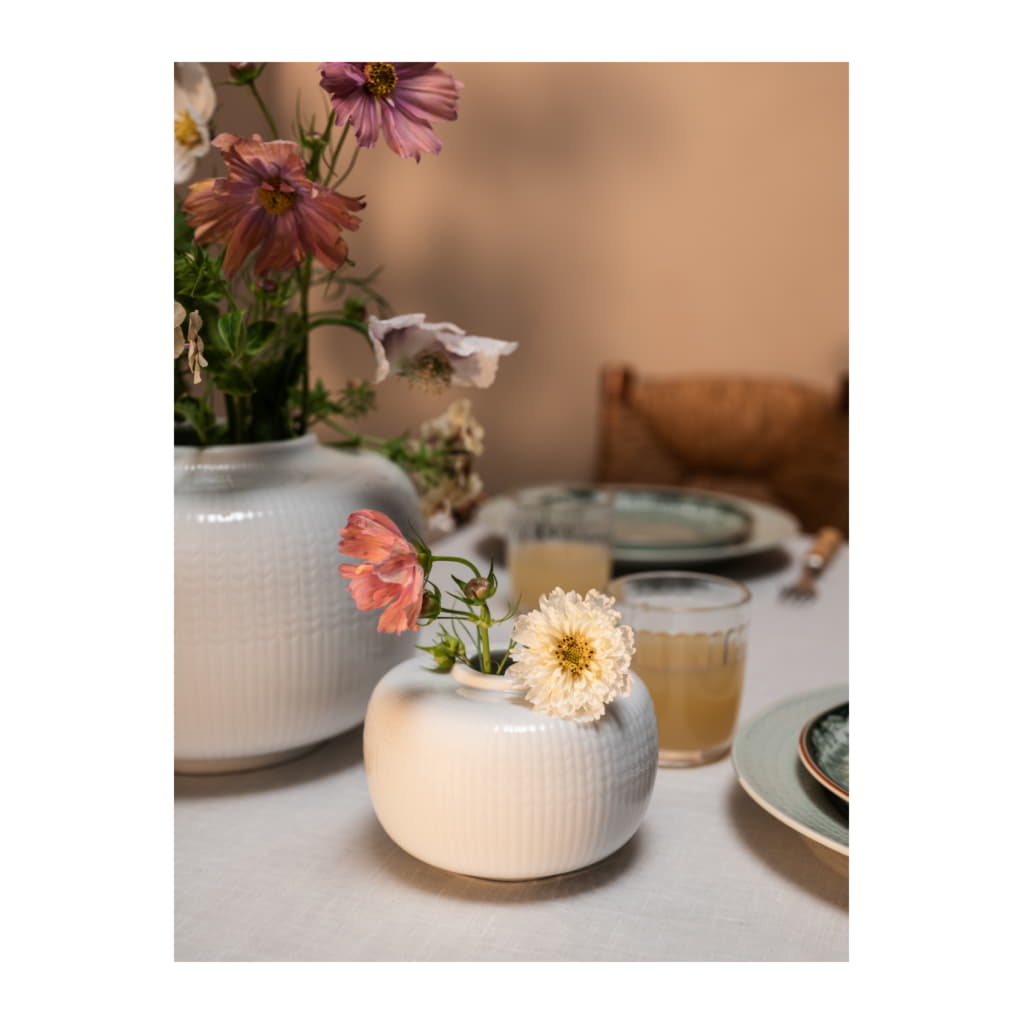 Swedish Grace Vas 13x9cm, Snö - Bild 2