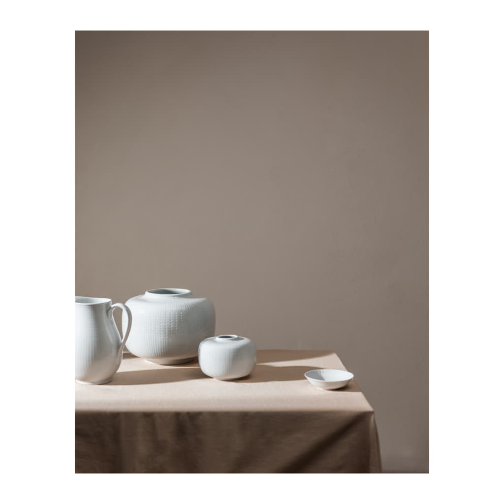 Swedish Grace Vas 13x9cm, Snö - Bild 3