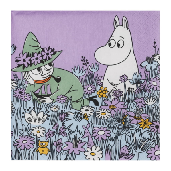 Mumin Pappersservetter 33cm, Vänner för Alltid
