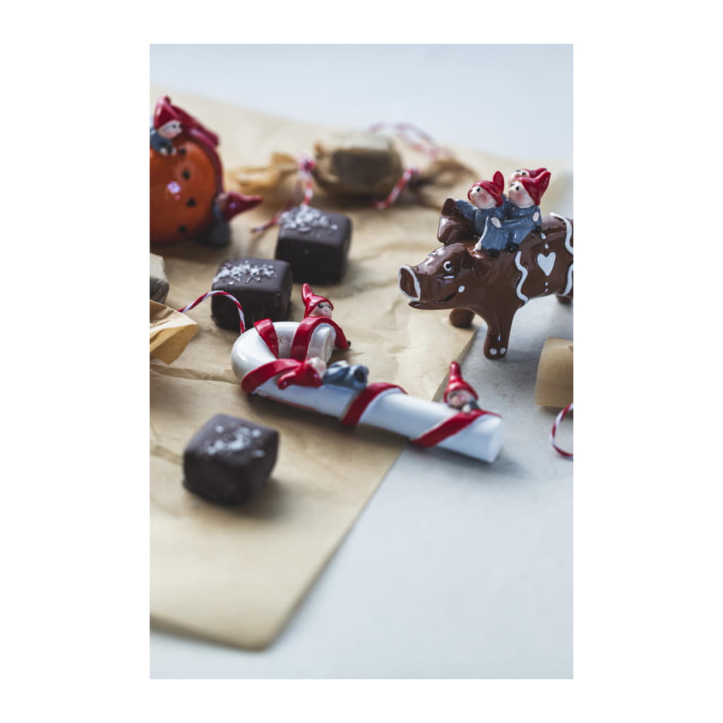 Polkagris med Lill-Nissar 10cm - Bild 2