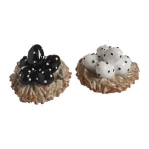 Påskägg 3,5cm, Sorterat Vit/Svart