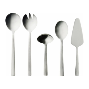Raw Serveringsbestick 5 delar, Matte Steel
