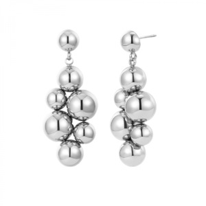 Brea Maxi Earring, Silver