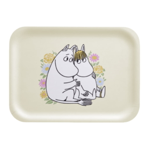 Mumin Bricka 27x20cm, Blommor