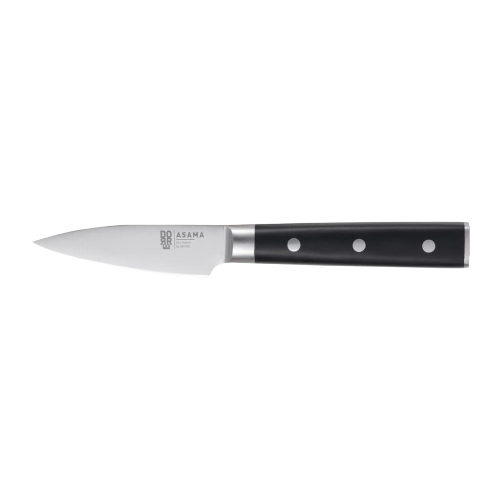 Asama Skalkniv 8cm, Svart Handtag