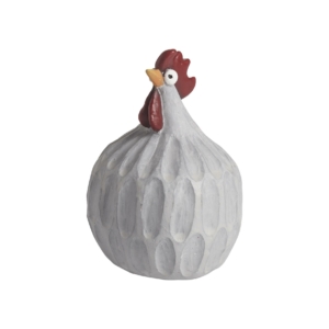 Höna Retro 8,7cm, Creme