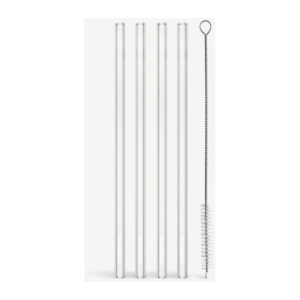 Viva Sugrör inkl. Borste 20cm 4-pack