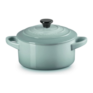 Stengodsgryta Mini Rund 10cm, Sea Salt