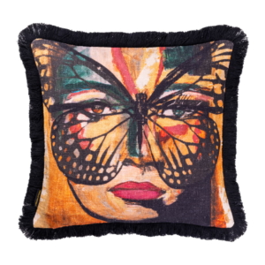 Golden Butterlfy Kuddfodral 50x50cm