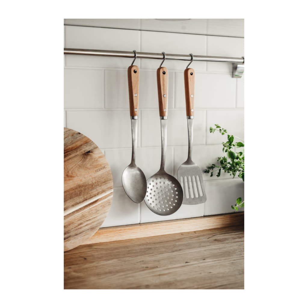 Rostfri Hålslev, Bokträ - Bild 2