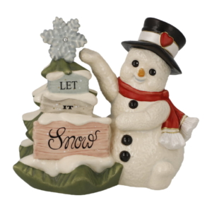 Snögubbe Let it Snow 12cm