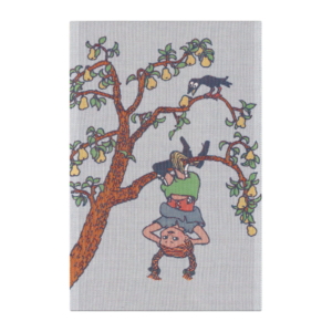Pippi Långstrump Kökshandduk 40x60cm, Uppochner