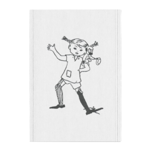 Pippi Långstrump Kökshandduk 35x50cm, Pippilotta