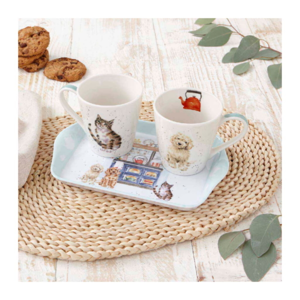 Wrendale Designs Set 2 Muggar & Bricka, Country Kitchen - Bild 2