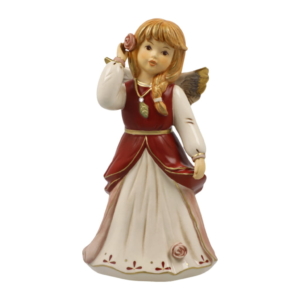 Ängel Dressed up for Party 15,5cm, Bordeaux