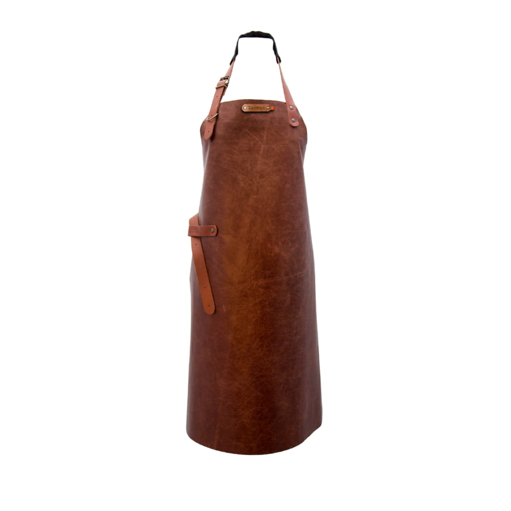 New York Skinnförkläde 74cm, Cognac