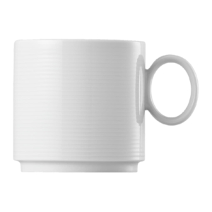 Loft Mugg Liten Stapelbar, Vit