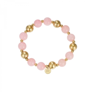 Kelly Bracelet, Lt.Pink/Gold