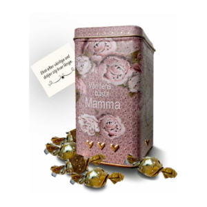 Plåtburk med Chokladpraliner, Mamma