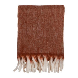 Morgan Pläd 130x170cm, Rost