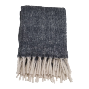 Morgan Pläd 130x170cm, Mörkblå