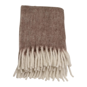 Morgan Pläd 130x170cm, Mellanbrun