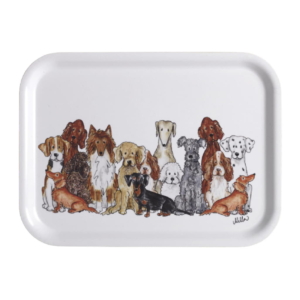 Hund Bricka 27x20cm