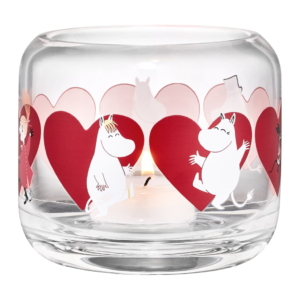 Mumin Ljuslykta 8cm, Hjärta