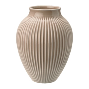 Knabstrup Ripple Vas 20cm, Mat Dusty Rose