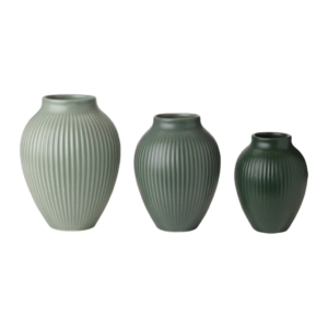 Knabstrup Ripple Mini Vas Set 3 delar, Mix Green