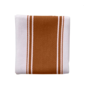 Love Colour Handduk Randig, Terracotta
