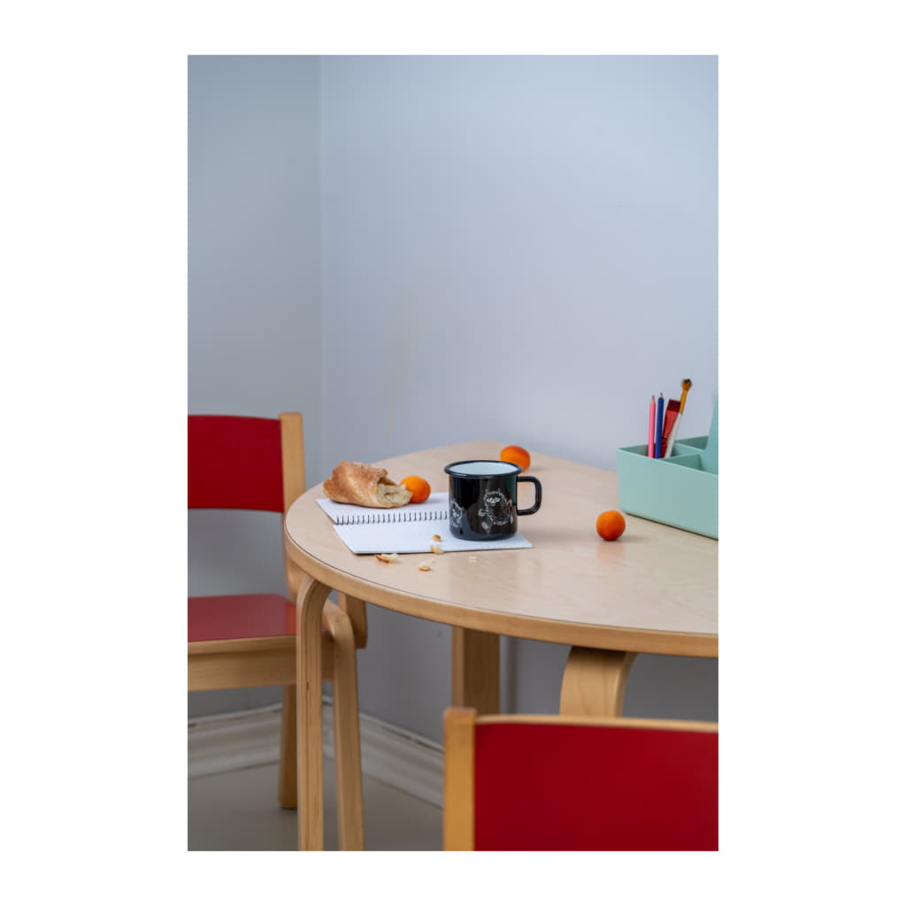 Mumin Emaljmugg 37cl, Stinky Svart - Bild 2