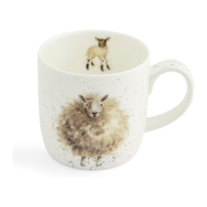 Wrendale Designs Mugg 31cl, The Woolly Jumper Sheep