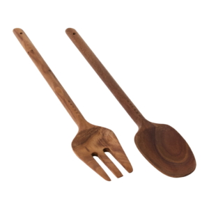 Salladsbestick 33,5cm, Valnöt