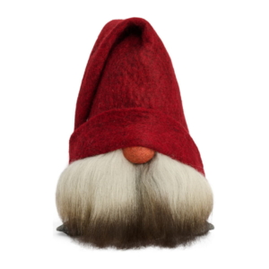 Vätten Sigge 28cm, Röd Luva Islandsskinn