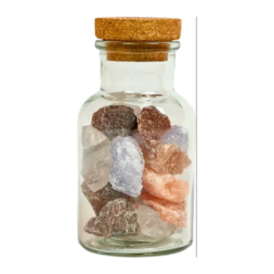 Rivsalt Salt Selection 5 olika Saltstenar i Glasflaska