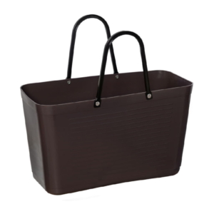 Hinza Väska Stor Green Plastic, Brun