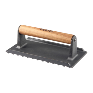 Griffin Grillpress/Stekvikt Gjutjärn, Trähandtag