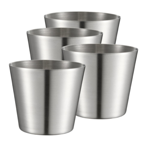 Peg Pommes-/ Serveringskopp Rostfritt Stål Ø9,5 H6,5 4pack
