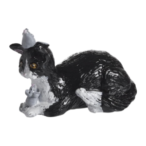 Katten Smulan 7cm, Svart