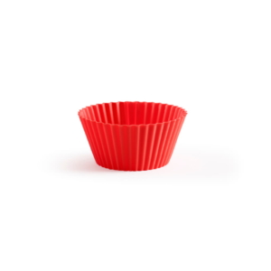Muffinsformar Silikon 7cm 6-pack, Röd