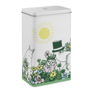 Mumin Plåtburk Kaffe, I Trädgården