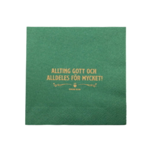Servett 33x33cm 20-pack, Grön Allting gott och