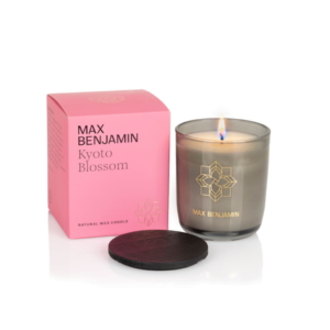 Ljus med Trälock 210g, Blossom